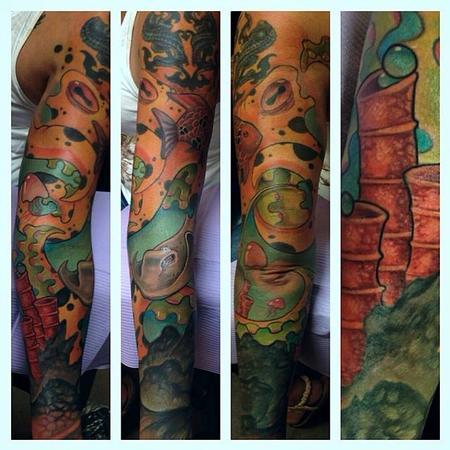 Tattoos - octopus sleeve  - 96214